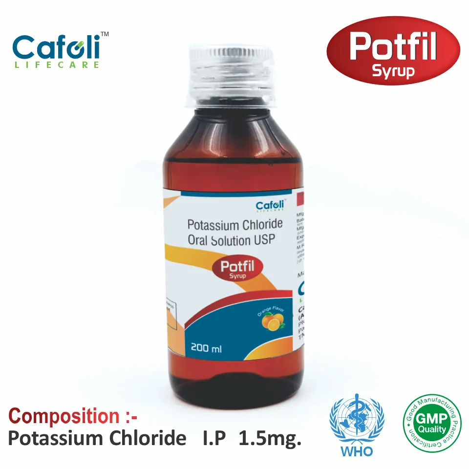 Potfil Syrup for PCD Pharma Franchise